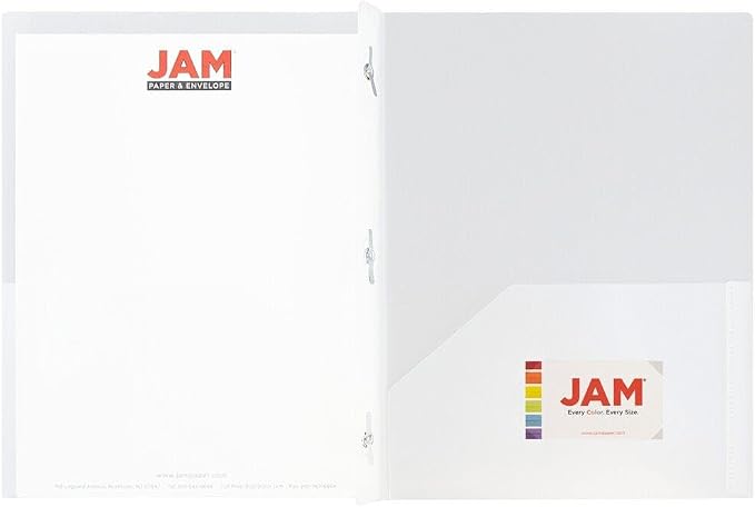 JAM PAPER Plastic 2 Pocket POP Folders - Image 5