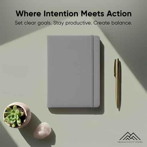 Dated, 2026 Planner, 5.8” x 8.3” - The #1 Productivity Planner to Achieve Your 2026 Goals - Planner 2026-2027 by PRODUCTIVITY STORE (A5, GREY)