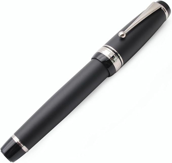 xixixiaozhu Metal Big Fountain Pen Set Medium Nib 0.7mm, Includes Ink Refill by xixixiaozhu