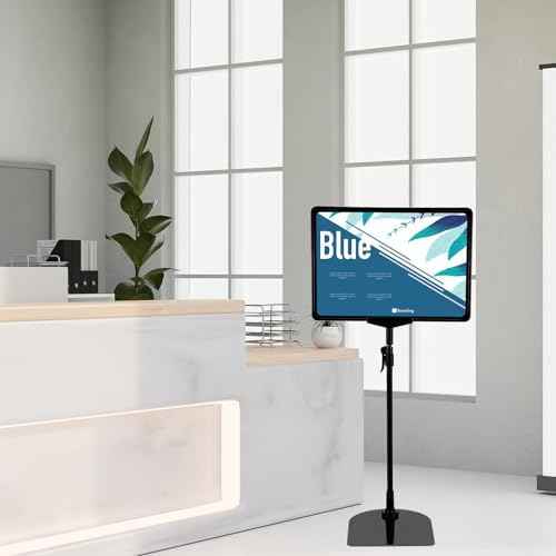 MAQUITA 2 Pcs Sign Holder Stand Flip Open Pedestal Floor Standing, Adjustable Versatile for Display, Easy Replacement for Events and Promotions (8.5x11 Inch )
