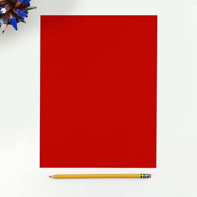 LUXPaper 8.5" x 11" Paper | Letter Size | Holiday Red | 60lb. Text | 1 - Image 3