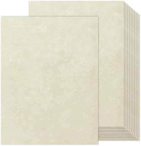 90 pcs Parchment Paper, 8.5 x11 Certificate Paper, 80 GSM