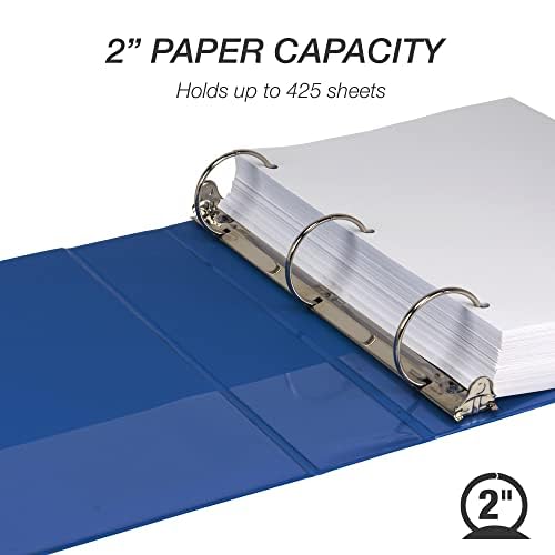 Samsill 3 Inch 3 Ring Binders, Made in USA, Economy Round Ring, 550 Sheet - Image 4