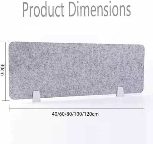 Desk Divider Sound Absorbing Panel and Sound Proof Dividers Privacy Shields for Student Desks and Desk Privacy Panels Cubicle Wall, Desk Divider for Students and Office Green 30 * 60cm