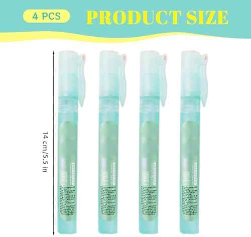 4PCS Thermal Paper Eraser Spray 10ml Quick Dry White Out Liquid with Lid Portable Correction Fluid for Documents, Labels, Packages, Shipping Addresses