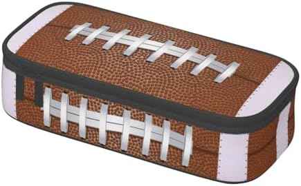 American Football Ball Texture Pencil Case Big Capacity Storage Pencil
