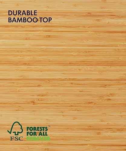 FlexiSpot E6 Bamboo 3-Stage Dual Motor Electric Standing Desk 55 x 28 Sit Stand Up Desk, Holds 220 lbs, Adjustable Height w/ Memory Presets, Solid Bamboo Desktop & White Frame, Ships in 2 Boxes