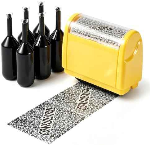 Identity Theft Protection Roller Stamp - Confidential Privacy Guard ID
