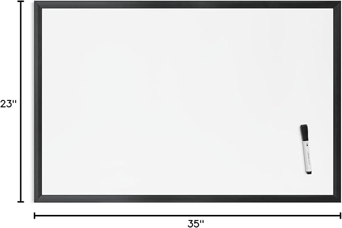 U Brands Magnetic Whiteboard 24" x 36", Wall Mounted White Board - Image 7