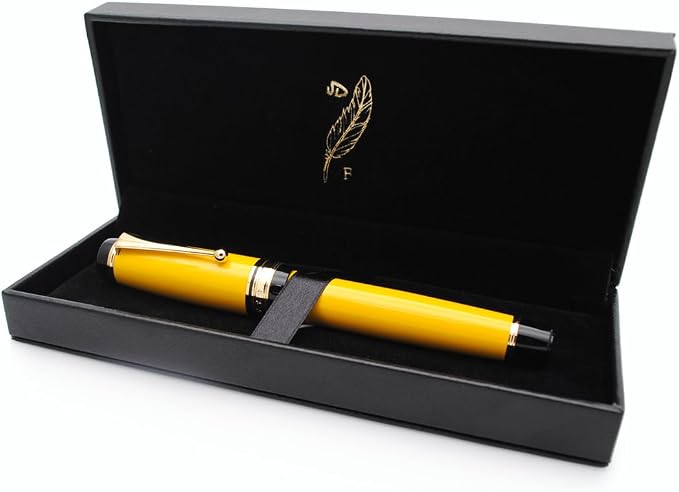 xixixiaozhu Metal Big Fountain Pen Set Medium Nib 0.7mm, Includes Ink Refill - Image 5