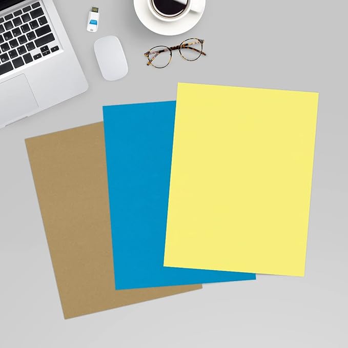LUXPaper 8.5" x 11" Paper | Letter Size | Pastel Canary Yellow | 60lb. Text | - Image 7