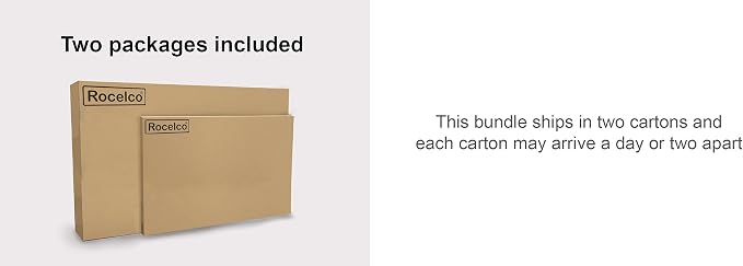 Rocelco 46" Height Adjustable Standing Desk Converter - Image 6