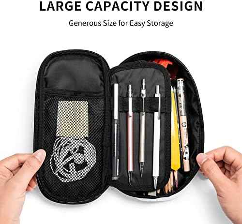 American Football Ball Texture Pencil Case Big Capacity Storage Pencil