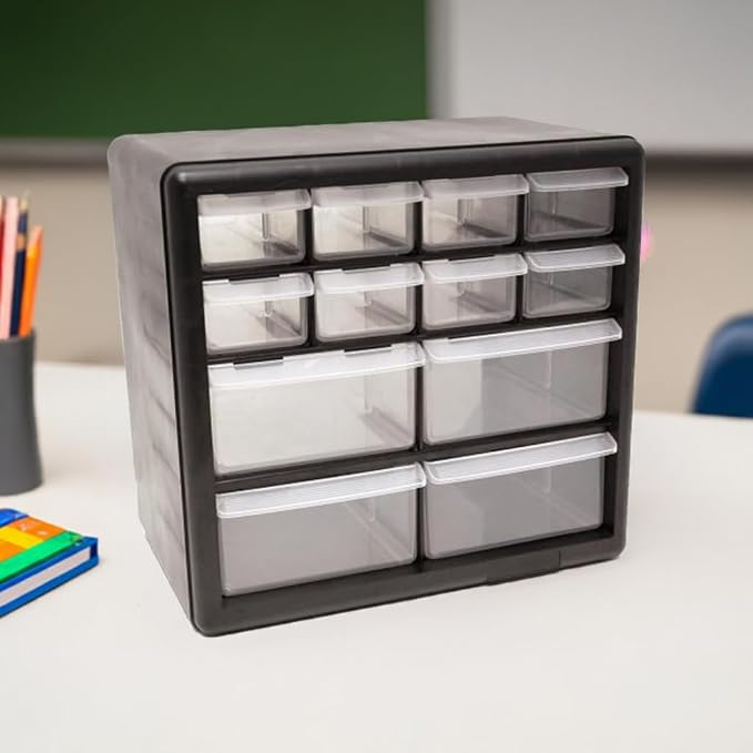 Homak 12-Drawer Parts Organizer, HA01012001 - Image 8