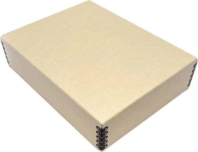 Lineco Museum Archival Storage Box, 9.75x12.75x3 in. Drop Front Design. by Lineco