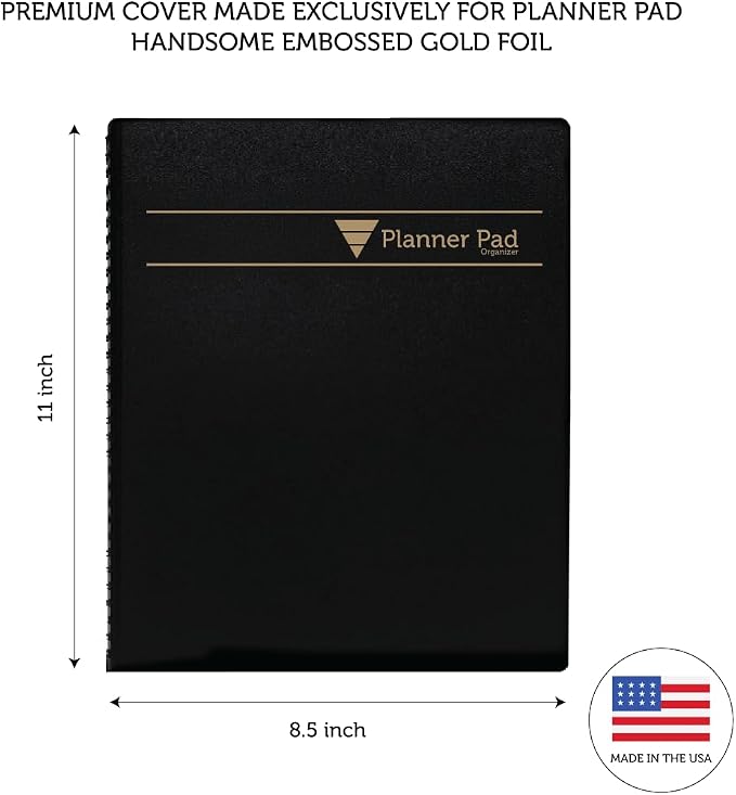 Planner Pad Spiral Bound January-December 2026/ Calendar Year 8 1/2" x 11" - Image 6