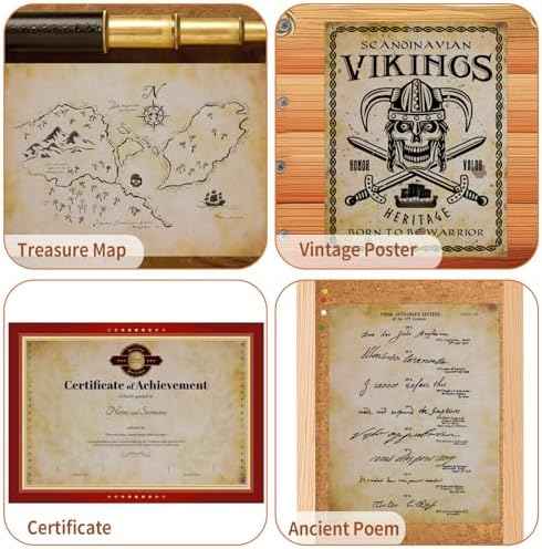 80 Sheets Vintage Paper, 8.5"x11" Letter Size Printer Parchment Paper