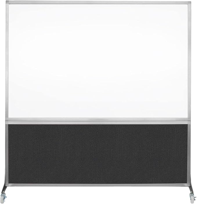 DivideWrite Mobile Whiteboard | Double Sided Dry Erase Board | Portable Office by VERSARE