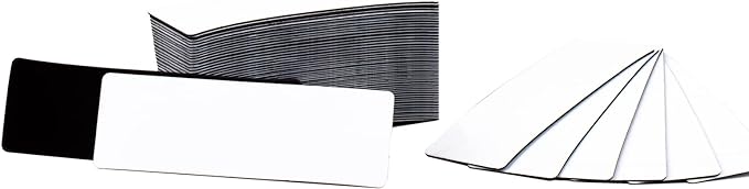 OQUYDEA 100-Pack Dry Erase Magnetic Labels by OQUYDEA