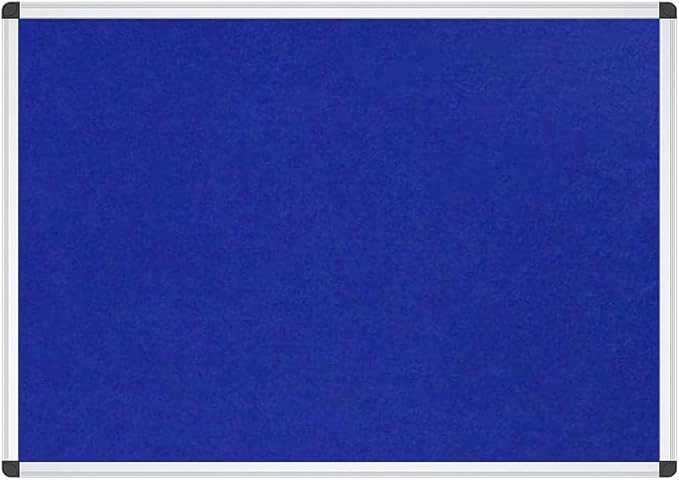 VIZ-PRO Notice Board Felt Blue, 48 X 24 Inches, 3 Pack - Image 2