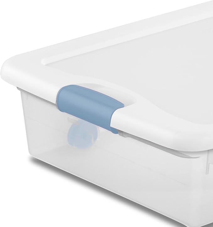 Sterilite 4-Pack Latching Box, Under Bed Storage Bins - Image 9