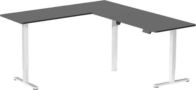 VIVO Electric Corner 84 x 63 inch L-Shaped Standing Desk, Memory Height - Image 8