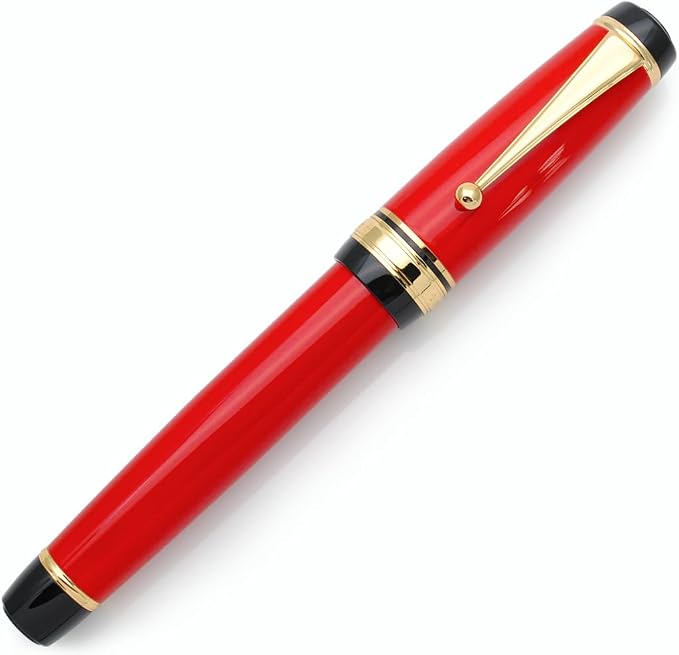 xixixiaozhu Metal Big Fountain Pen Set Medium Nib 0.7mm, Includes Ink Refill by xixixiaozhu
