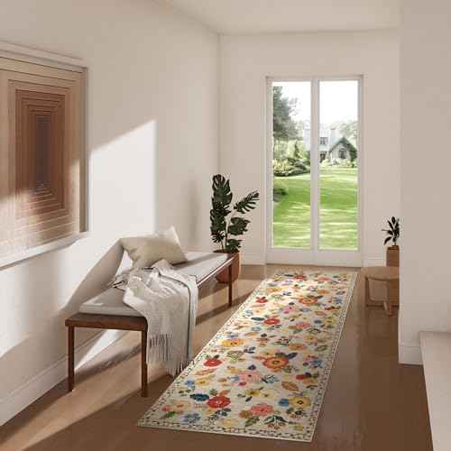 Washable Hallway Runner Kitchen Rugs : 2'6"x8' Carpet Runner Rug Non Slip