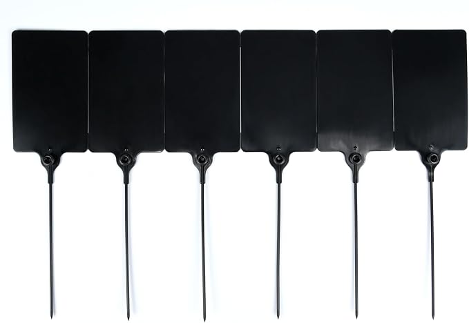 100 Black Plastic Tags Shipping Tags Water Proof Tags - Image 8