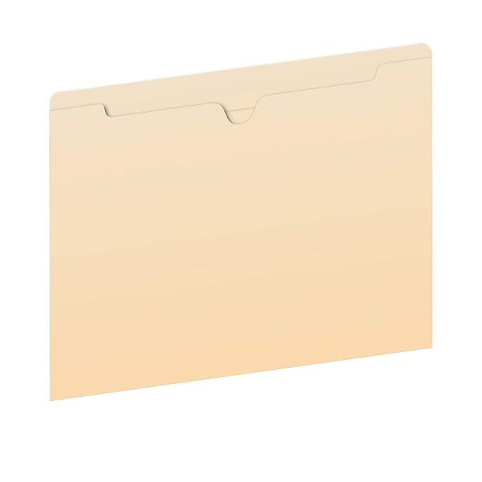 Pendaflex File Jackets, No Expansion, Letter Size, Straight Cut Tab by TOPSProducts