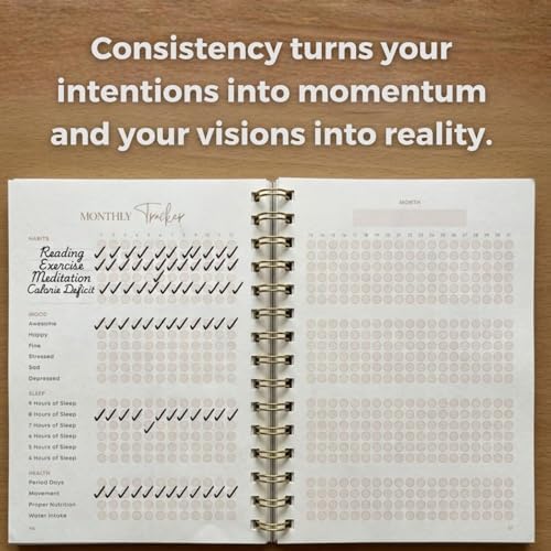 Manifestation Journal for Women, Guided 369 Method, 90-Day Planner - Pink