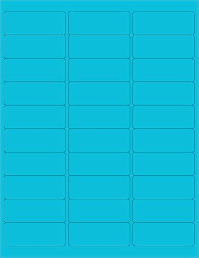NextDayLabels - 8-1/2 x 11 Neon Color High Light Fluorescent Labels by NextDayLabels