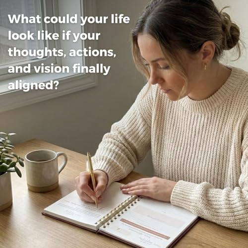 Manifestation Journal for Women, Guided 369 Method, 90-Day Planner - Pink