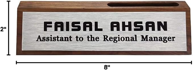 Personalized Business Desk Name Plate - Image 6