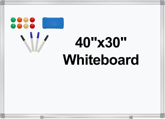 Dry Erase Board for Wall Aluminum Presentation Magnetic Whiteboard by H-Qprobd