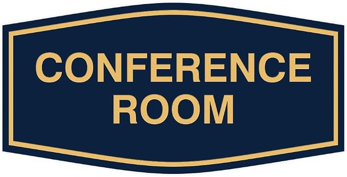 Fancy Conference Room Sign by All+Quality