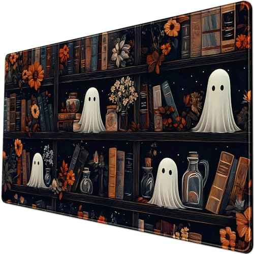 LuckyCow Cute Vintage Gothic Desk Mat Kawaii Dark Academia Desk Pad