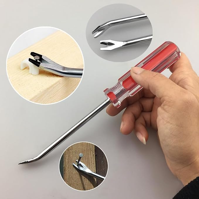 PUWANY 3pcs Upholstery Staple Remover Tool Includes Nail Puller Staples Puller - Image 3