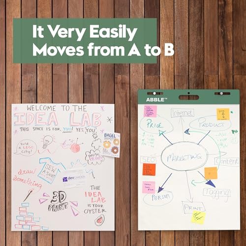 Super Sticky Easel Pad, 25 x 30 Inches, 30 Sheets/Pad, 8 Pads/Pack