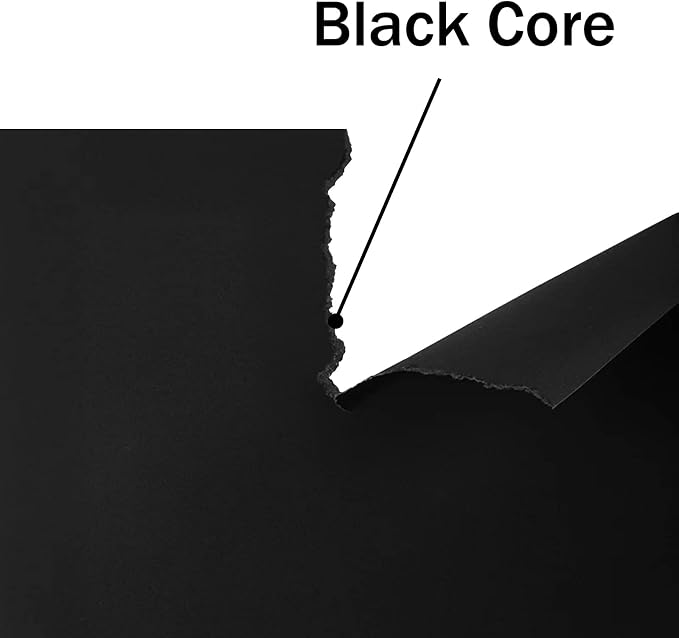 100 Sheets Black Cardstock 8.5 x 11, Goefun 65lb Halloween Card Stock Printer - Image 3