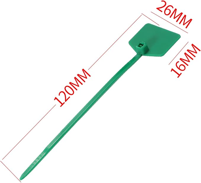 Waterproof Shipping Tags, Plastic Straps Label Mark Tag, Seal Tags Zip Tie - Image 2