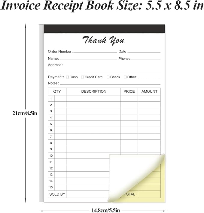 Thank You Receipt Book - Image 3