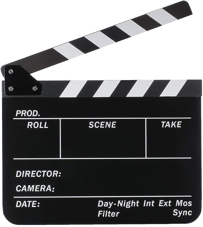 Coolbuy112 Movie Directors Clapboard, Photography Studio Video TV Acrylic - Image 2