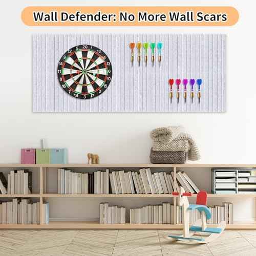 Smarpau Large Felt Bulletin Board 48"x36"- 12 Pack Self-Adhesive Pin Board Tiles with 35 Push Pins & 50 Removable Tabs, Cork Board Alternative for Office, Classroom, Home & Kitchen Decor-Grey