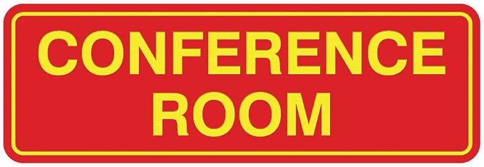 Standard Conference Room Sign by All+Quality