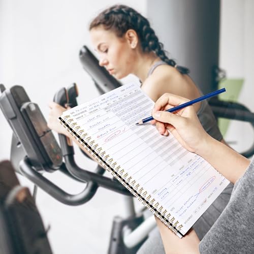 Fitness Workout Journal Planner, Exercise Log Book for Men & Women
