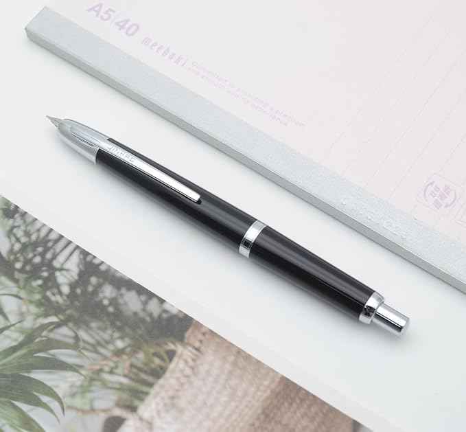 JINHAO 20 Press Fountain Pen, Retractable Capless Resin Pen