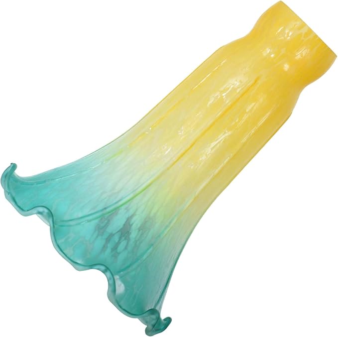 Bieye LS17 Lily Flower Blown Glass Lampshade by Bieye