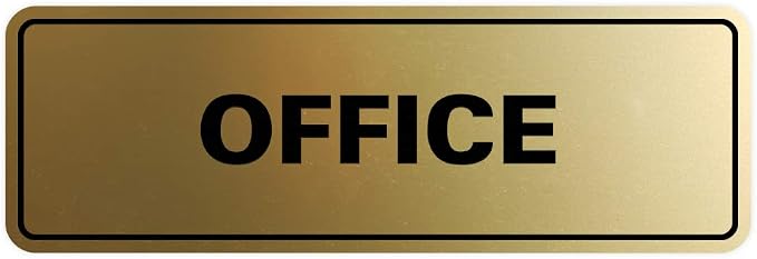 Signs ByLITA Standard Office Sign by SignsByLITA