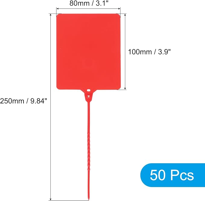 MECCANIXITY Plastic Seals Shipping Tags, - Image 2